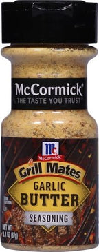 McCormick Grill Mates Garlic Butter Seasoning, 3.1 oz (Pack of 2)