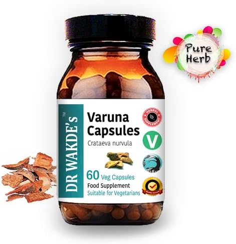 DR WAKDE's Varuna Capsules (Crataeva nurvula, 60 Veg Caps, Plant-Based Supplement, Ayurvedic Herb, All Natural, Vegan)
