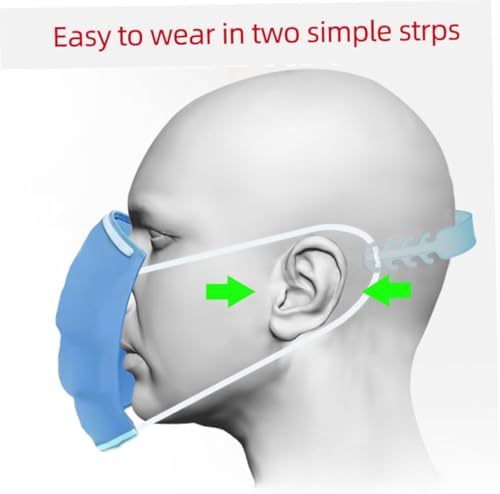 Mobestech 20pcs Mask Ear Strap Hooks Adjustable Extension Mask Strap Extenders with Soft Ear Protective Clips Random Color