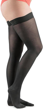 Actifi Opaque Microfiber 15-20 mmHg Compression Stockings, Thigh High, Closed Toe, Moderate Support