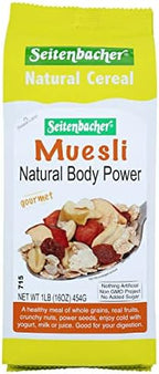 Seitenbacher, Muesli No1 Natural Body Power, 16 Ounce