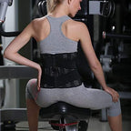 Lumbar Brace Belt for Relief Men Women Lower Back Pain, Herniated Disc, Sciatica, Scoliosis Adjustable Breathable Mesh Support Straps (Size : M)