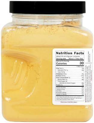 Hoosier Hill Farm Premium Cheddar Cheese Powder (No Artificial Colors), 1LB (Pack of 1)