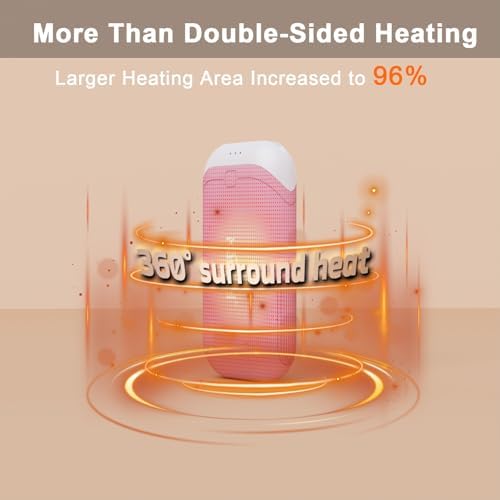 Karecel Heat-Conducting Silicone Rechargeable Hand Warmers 2 Pack, 10,000mAh Double-Sided Heating Electric Hand Warmers, Portable Pocket Heated Handwarmers, Hunting Essentials, Men Women Gifts