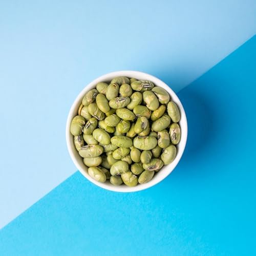 The Only Bean Crunchy Dry Roasted Edamame Snacks (Sea Salt), Healthy High Protein(11g) Keto Food, Low Carb Gluten Free Office Vegan Food 100 Calorie Snack Pack, 0.9oz 10 Pack