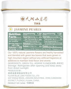 TIAN HU SHAN Jasmine Tea Jasmine Dragon Pearls Green Tea Loose Leaf 4oz (114g) Tin