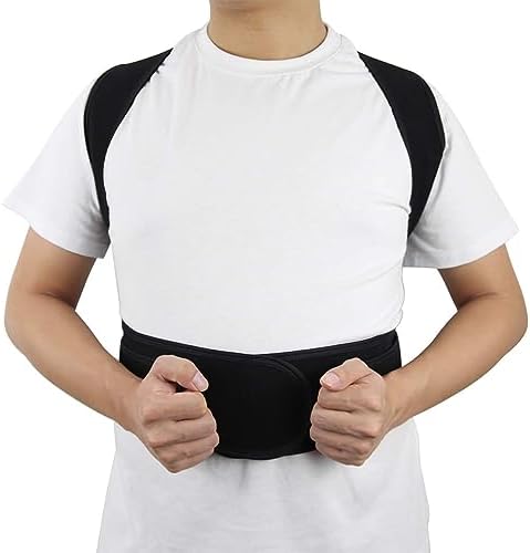 XS-5XL Plus Size Fully Adjustable Back Brace Posture Corrector Women Men Comfort Full Back Support Belt Shoulder Straightener Improve Hunchback And Prevent Scoliosis(XX-Large)