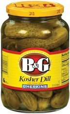 B&G Kosher Dill Gherkins, 32 Ounce