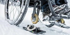 (Standard) - Wheelchair Ski's for Front Caster Wheels