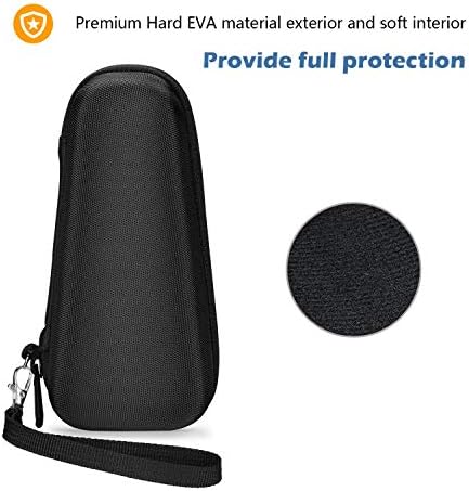 ProCase Carrying Case for Norelco Electric Shaver, Travel Carry Protective Bag for Norelco Men's Trimmer and Shaver 4500 3100 6400 9700 1150x 8900 1100, Father’s Day Choice -Black