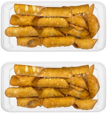 Sanniti Mini Cannoli Shells | Traditional Sicilian-Style Dessert | Product of Italy | 24 Count | Fill with Cream, Custard, Ricotta Cheese, Pudding, or Ice Cream | 7.76 oz (Pack of 2)