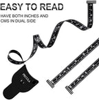 Body Measuring Tape 60 inch, Body Tape Measure, Lock Pin and Push Button Retract, Body Measurement Tape, Black