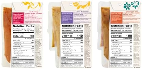 Spice Tailor 3 Simple Steps Restaurant Quality Meals in Minutes Kits Ready in 10 Minutes (3 Pack, Indian Curry Variety)