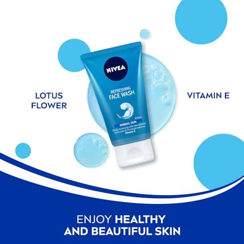 Nivea Refreshing Face Wash | Normal Skin With Vitamin E | 150ml (5.07 Fl Oz)