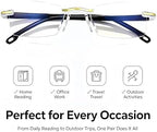 Auto Focus Glasses，Anti-Blue Light Automatic Zoom Reading Intelligent Presbyopia Glass，Self Adjusting Presbyopia Glass.