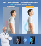 Back Brace for Lower Back Pain Relief with 3D Lumbar Pad, 6X Back Support Belt With Alternative Strips for Men/Women, Soft Breathable Mesh Fabric Lumbar Support for Herniated Disc, Sciatica