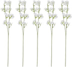 5PCS Artificial Flowers Bulk Realistic Artificial Flowers Bouquet Flores Artificiales Decoracion for Wedding Party Home Decoration (41cm)