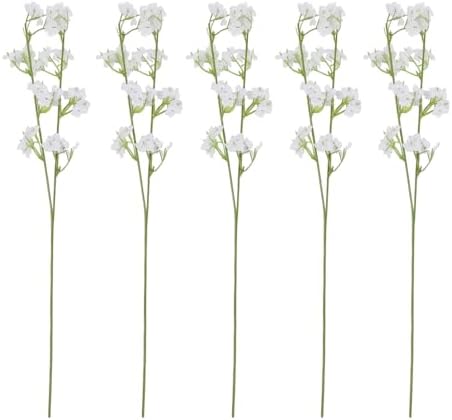 5PCS Artificial Flowers Bulk Realistic Artificial Flowers Bouquet Flores Artificiales Decoracion for Wedding Party Home Decoration (41cm)
