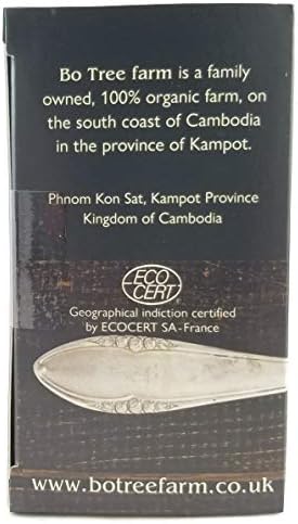 Bo Tree Farms Organic Kampot Pepper, Black Peppercorns, 3.2 Ounce