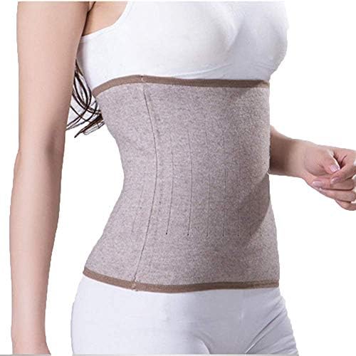 ITODA Warmer Kidney Back Brace for Women Men, Abdominal Binder Lumbar Waist Knitted Breathable Stomach Belly Band Wrap