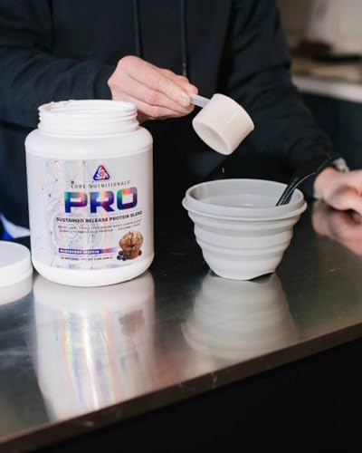 Core Nutritionals Pro Sustained Release Protein Blend, Digestive Enzyme Blend, 25G Protein, 2G Carb, 27 Servings (Chocolate Peanut Butter)
