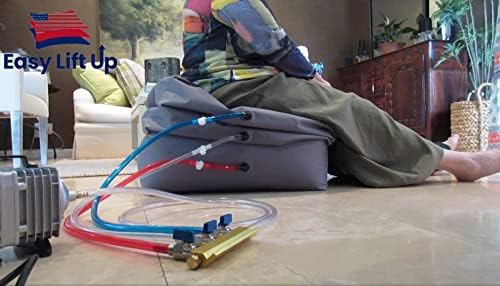 Personal Lifting Cushion: Inflatable Floor Lift, Inflates from Floor to 24" high, Help Elderly Get Up from Falls, Light Weight, Portable Use, 550lbs Weight Limit