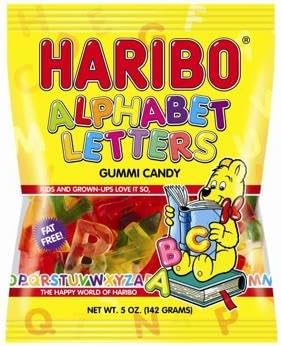 Alphabet Letters, 5oz Gummy Bag (3 Pack)