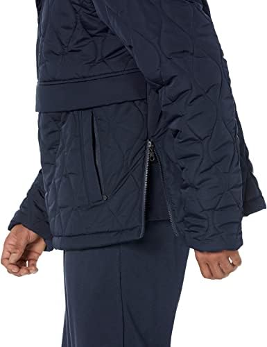 Amazon Essentials Mens Anorak Hooded Quarter-Zip Puffer Coat