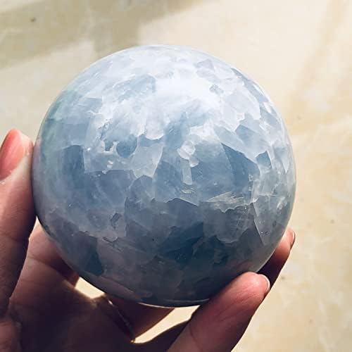 Crystal Healing Meditation Decoration Natural Lapis Lazuli Crystal Sphere Ball Gemstone Great for Meditation Home Decoration Chakra Reiki Stone Home Decor Beautiful Gifts (Size : 45-50MM)