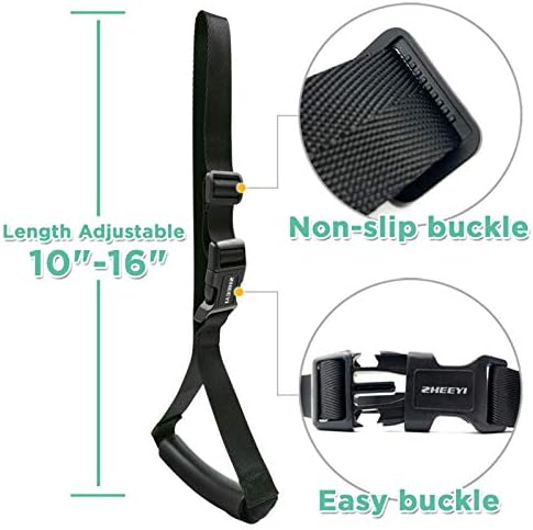 Automotive Standing Aid Safety Grab Handle Adjustable Vehicle Support Strap Portable Nylon Car Assist Device Grip Handle for Elderly, Disability