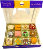 Sukhadia Sweets - Assorted Mix - 16oz box (12pc) - Indian Mithai Gift - Freshly Made In USA
