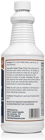 Toilet Descaler Extra Power, 1 Quart, Professional Strength Limescale and Mineral Deposit Remover