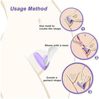 Pubic Hair Stencils Women Bikini Privates Shaving Stencil for Women Intimate Pubic Hair Trimmer with 7 Shapes Perfect for Bikini Area Shaping and Styling