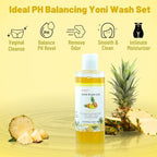 Yoni Wash Feminine Wash for Women PH Balance, Vaginal Wash for Vagina Moisturizing, Summer Feminine Care Intimate gel for Hygiene, Body Wash Shower Gel, Pineapple Scent Intimate shower gel 6.7 fl.oz