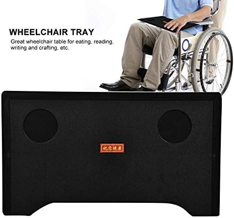 Lap Trays, Wheelchair Tray,Wheelchair Lap Tray - Detachable Wheelchair Table with Cup Holder - Plastic Wheelchair Tray for Writing,Reading & Eating