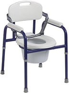 Inspired by Drive Pinniped Pediatric Commode Chair for Toilet with Arms, Blue