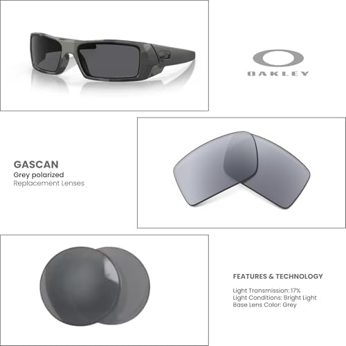 OAKLEY Authentic Gascan OO9014 Replacement Lenses +Bundle Bag+ Bundle Microfiber Pouch