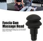 18mm Muscle Massage Gun Head, Replaceable Massager Gun Attachment for Head Legs, Silicone Gas Cushion Fascia Massager Recovery and Muscle Sore Pain Relief