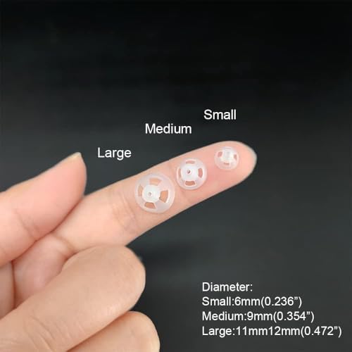 （10 pcs） Hearing Aid Open Dome Open Ear Tip (L φ12mm)