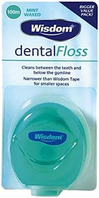 Wisdom Dental Floss (Mint Waxed)