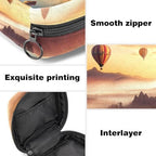 Sanitary Napkin Storage Bag,Period Bag,Evening Hot Air Balloon,Sanitary Bags for Feminine Products