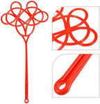 Homoyoyo Long Handle Quilt Cleaning Tool and Blanket Dust Beater, Plastic Dusting Paddle for Home Use, Lightweight Quilt Dust Removal, Suitable for Bedding Down Jackets Random Color