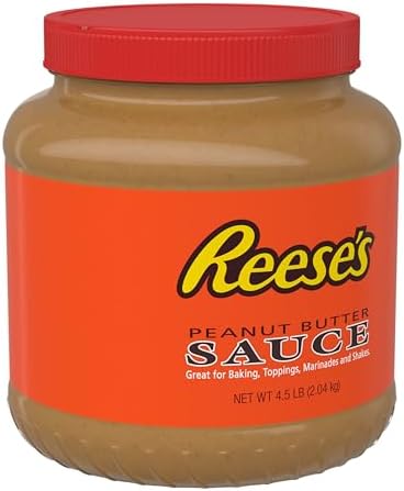 REESE'S Peanut Butter Sauce Bulk Jar, 4.5 lbs
