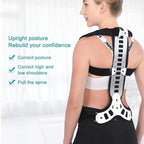 TsoLay Orthosis Cervical Thoracic Halo Brace, Metal Spinal Auxiliary Orthosis, Adjustable Rigid Metal Extension Back Straightener Brace Vest, for Kyphosis Humpback Thoracic Spinal Support Pain Relief