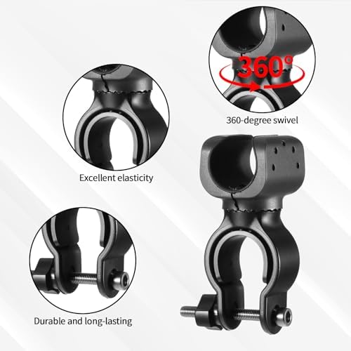 2 Pcs Cane Holder for Walker Wheelchair Walker Universal Walking Stick Holder Accessories Walkers Attachments for Drive Rollator Wheelchairs Electric Scooters
