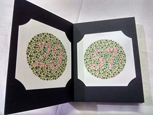 Ishihara Colour Vision Test Book for Color Deficiency 24 Plates with User Manual