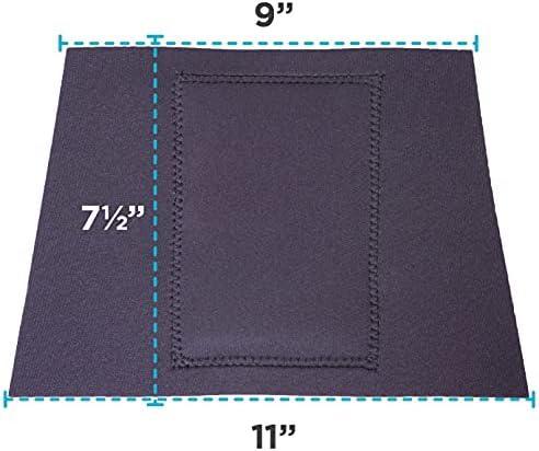 BraceAbility Neoprene Foam Pressure Pad Insert for Back Brace | Soft & Comfortable Lumbar Padding for Low & Mid Back Support and Targeted Pain Relief (One Size)