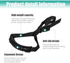 Car Adjustable Grab Handle, Portable Auto Door Safety Supporting Grab Band for Elderly Disabled with Nylon Grip, Vehicle Mobility Assist Device for Car Truck Lorry (Black)