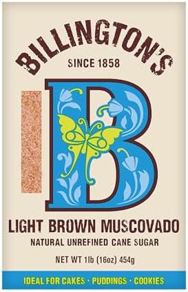 Billingtons B33184 Billingtons Natural Light Brown Muscovado Sugar1lb