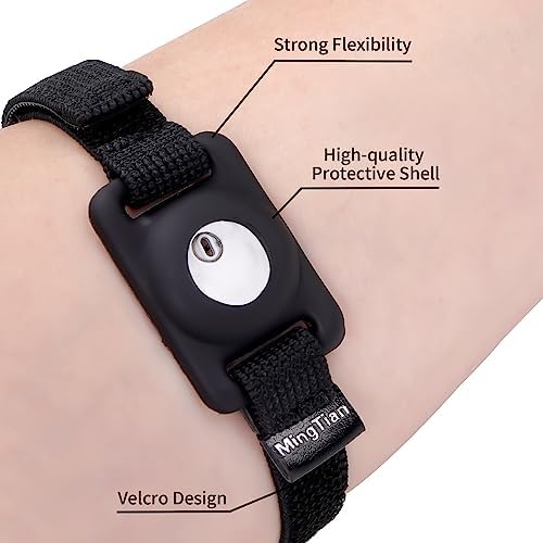 Adjustable Armband for Freestyle Libre 3, Transmitter Protection Sensor Cover Arm and Leg Band - No More Patches (Black)